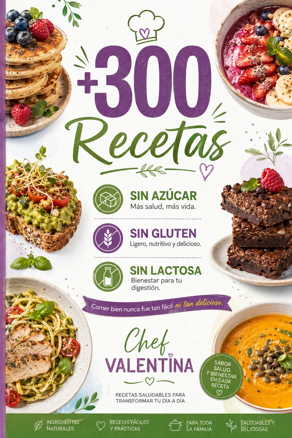 Portada del recetario Chef Valentina